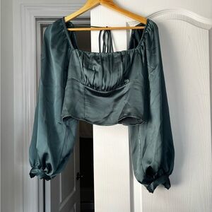 Elegant Teal Women's Top